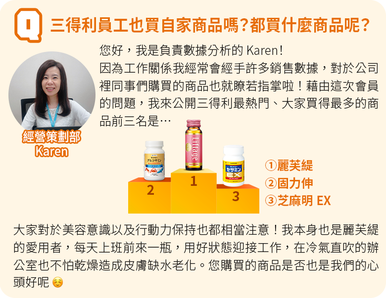 三得利社員來解答1