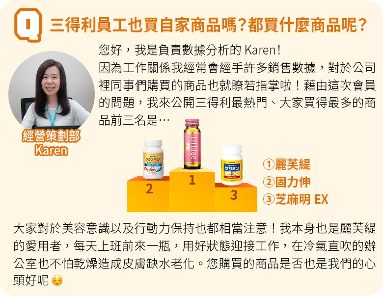 三得利社員來解答1