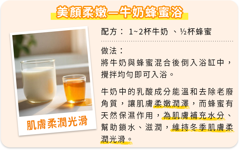 牛奶蜂蜜浴