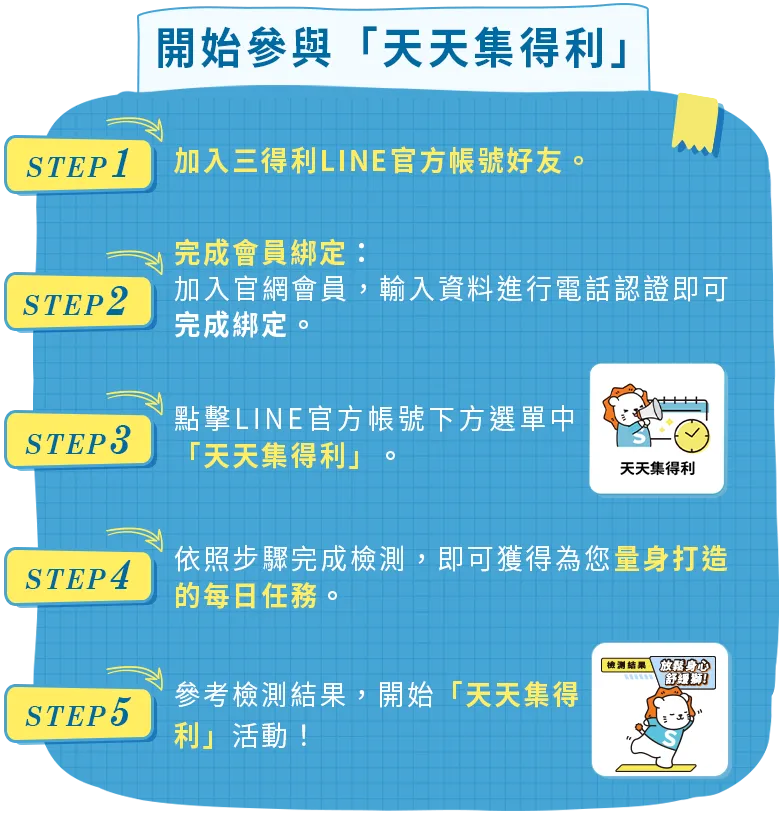 開始參與天天集得利