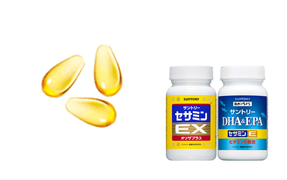 水滴狀軟膠囊、芝麻明EX、DHA&EPA+芝麻明E